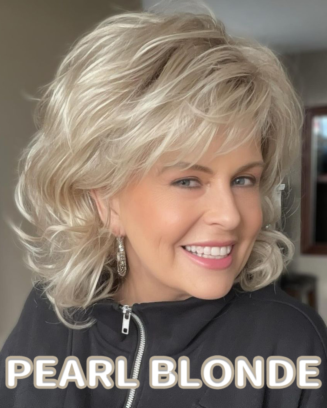 Mid-length Layered Wig With Volume