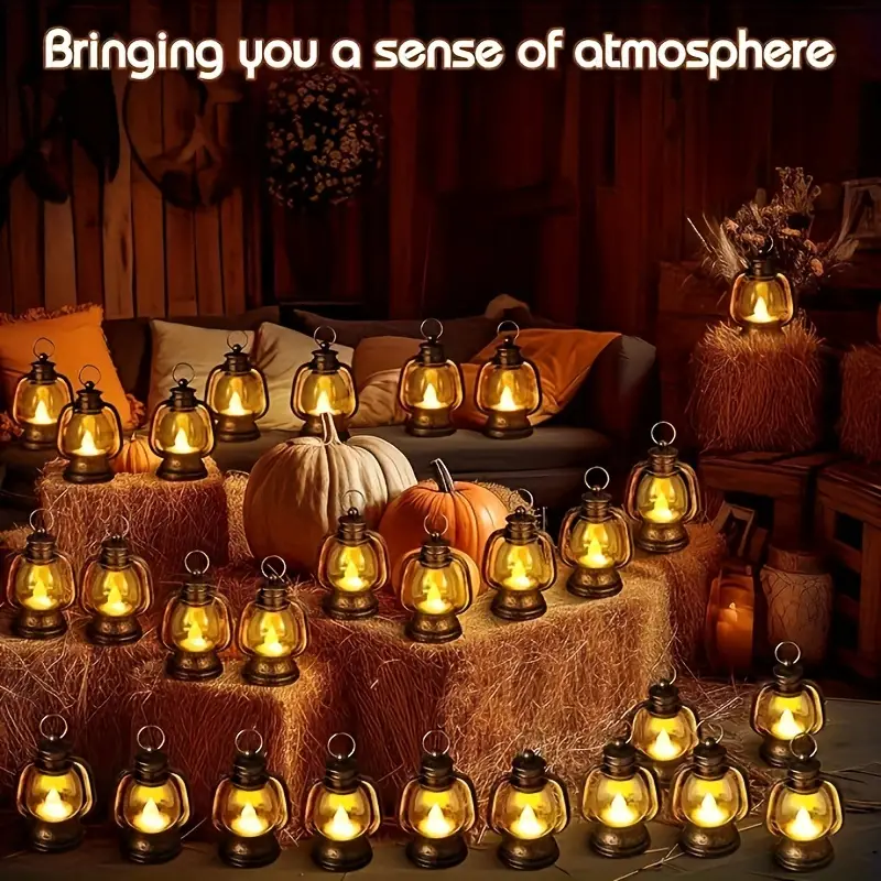 🕯️🕯️2024 Christmas Carnival Night Sale - Mini Vintage LED Candle Lights