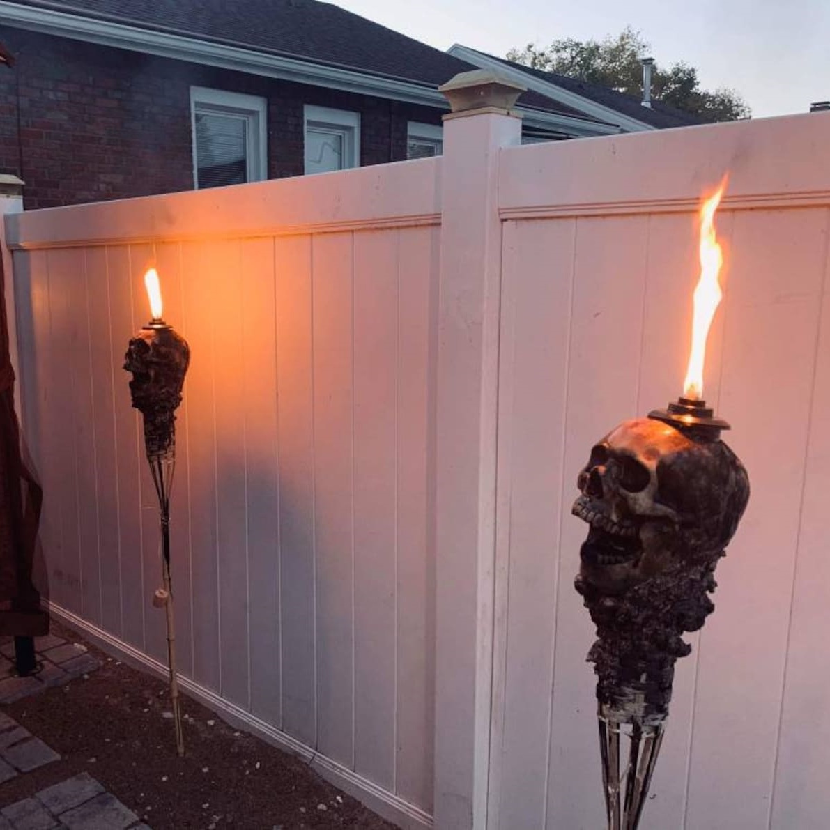 2024 New💀Handmade Skull Tiki Torch