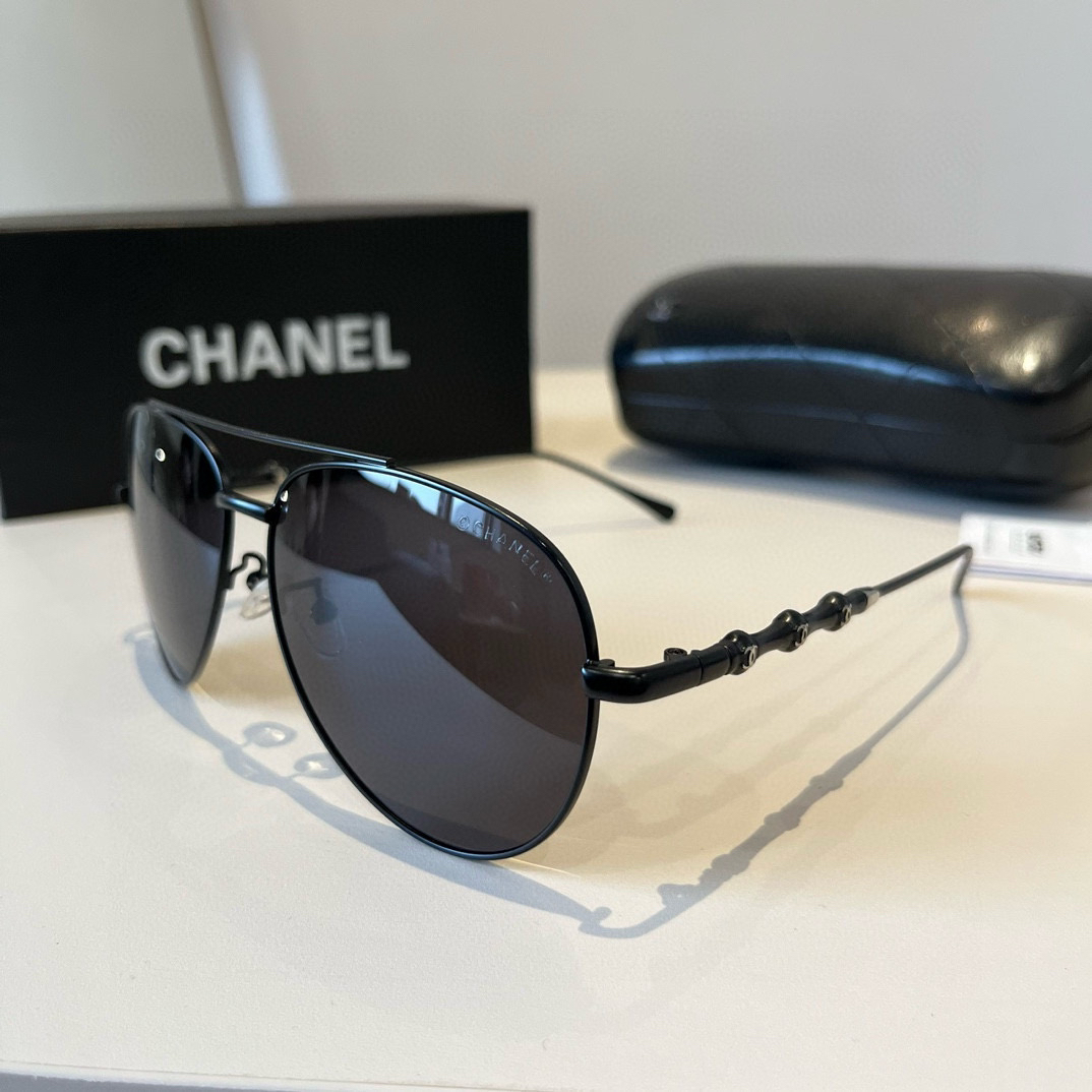 Chanel round frame sunglasses