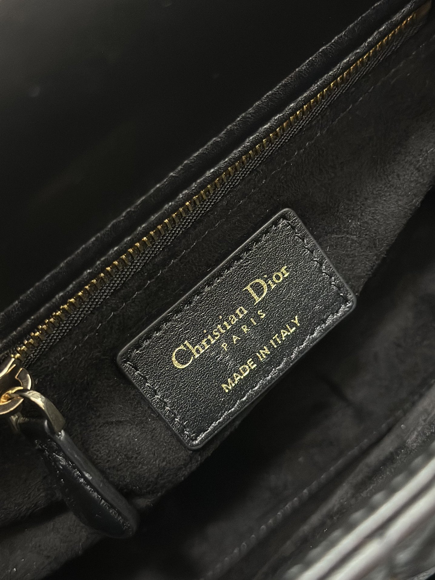 Dior Lady Dior My Four-grid Constellation Stud Black Lady Dior Bag M0538