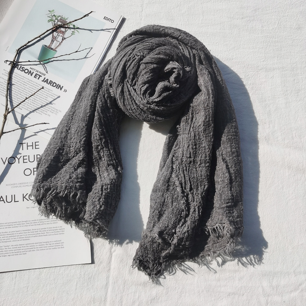 Vintage Solid Casual Comfy Shawl
