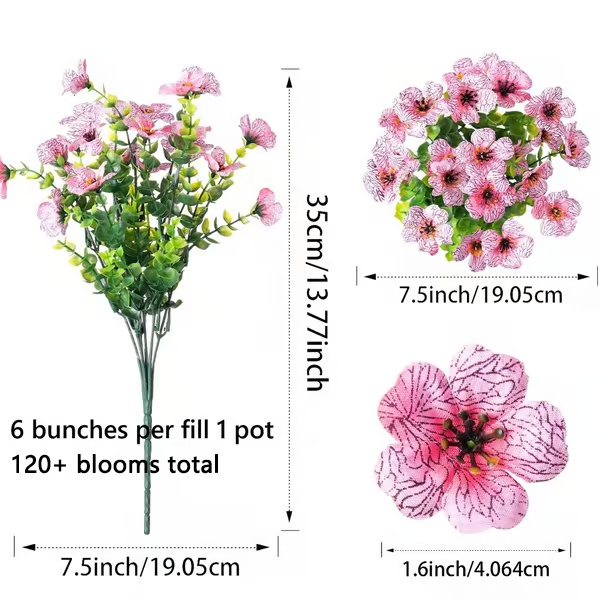 🌸 Hanging Artificial Colourful Morning Glory Basket-💥UV resistant, Waterproof，Windproof