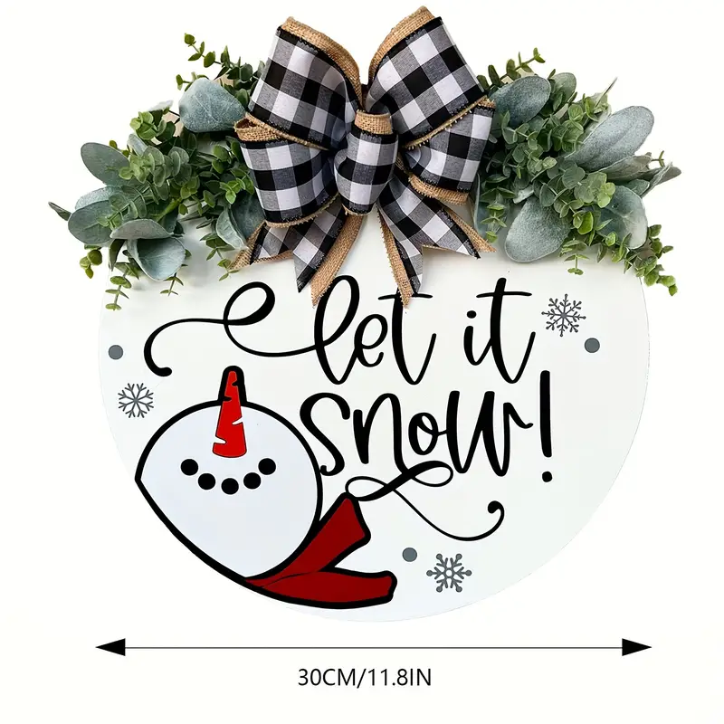 💐💐Christmas Front Door Wreath Decoration