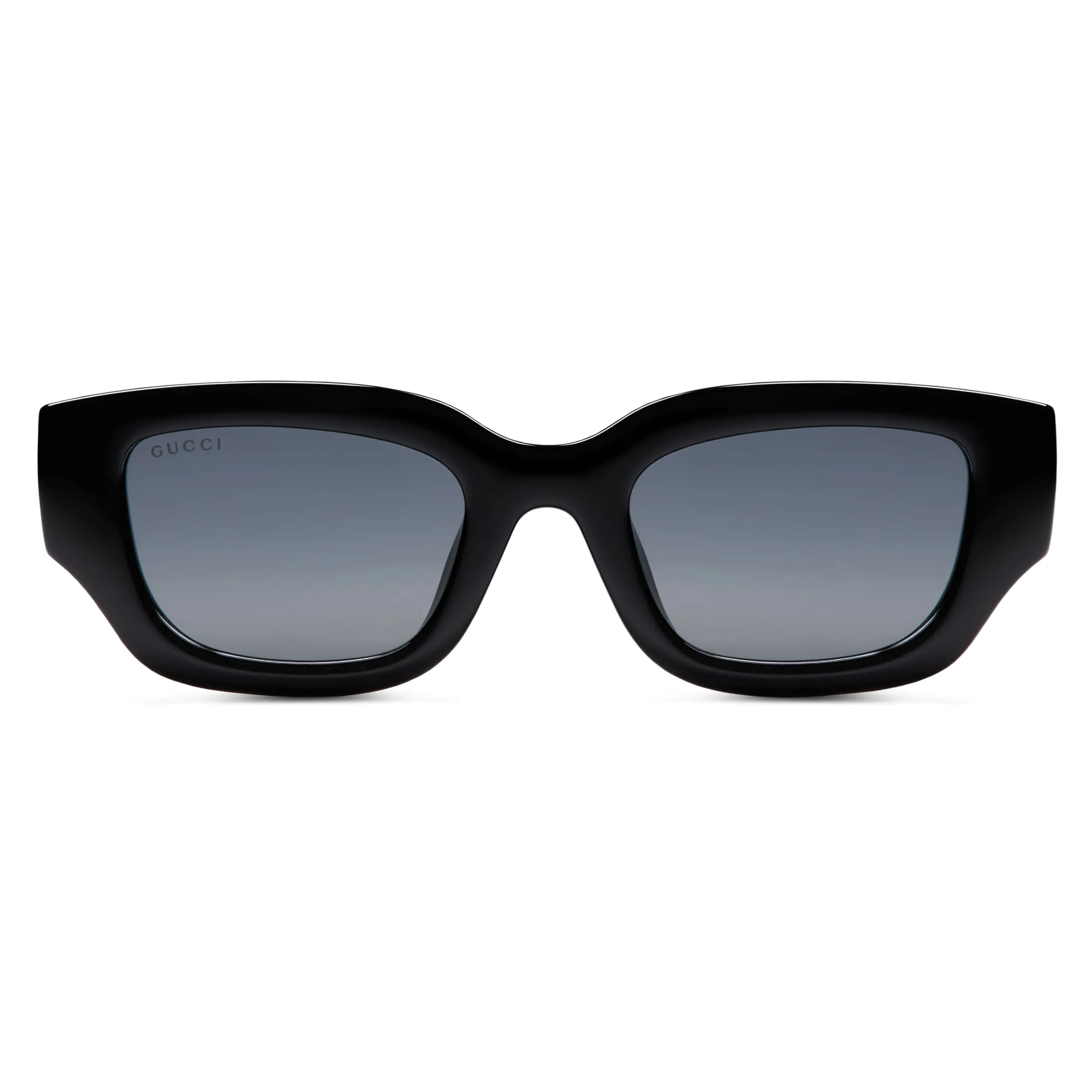 Gucci low bridge rectangular frame sunglasses