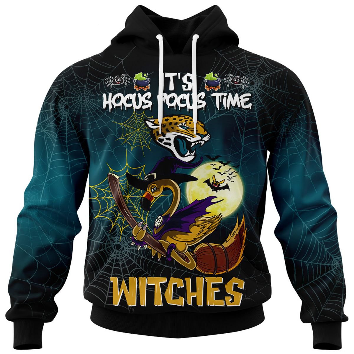 JACKSONVILLE JAGUARS 3D HOODIE HALLOWEEN002