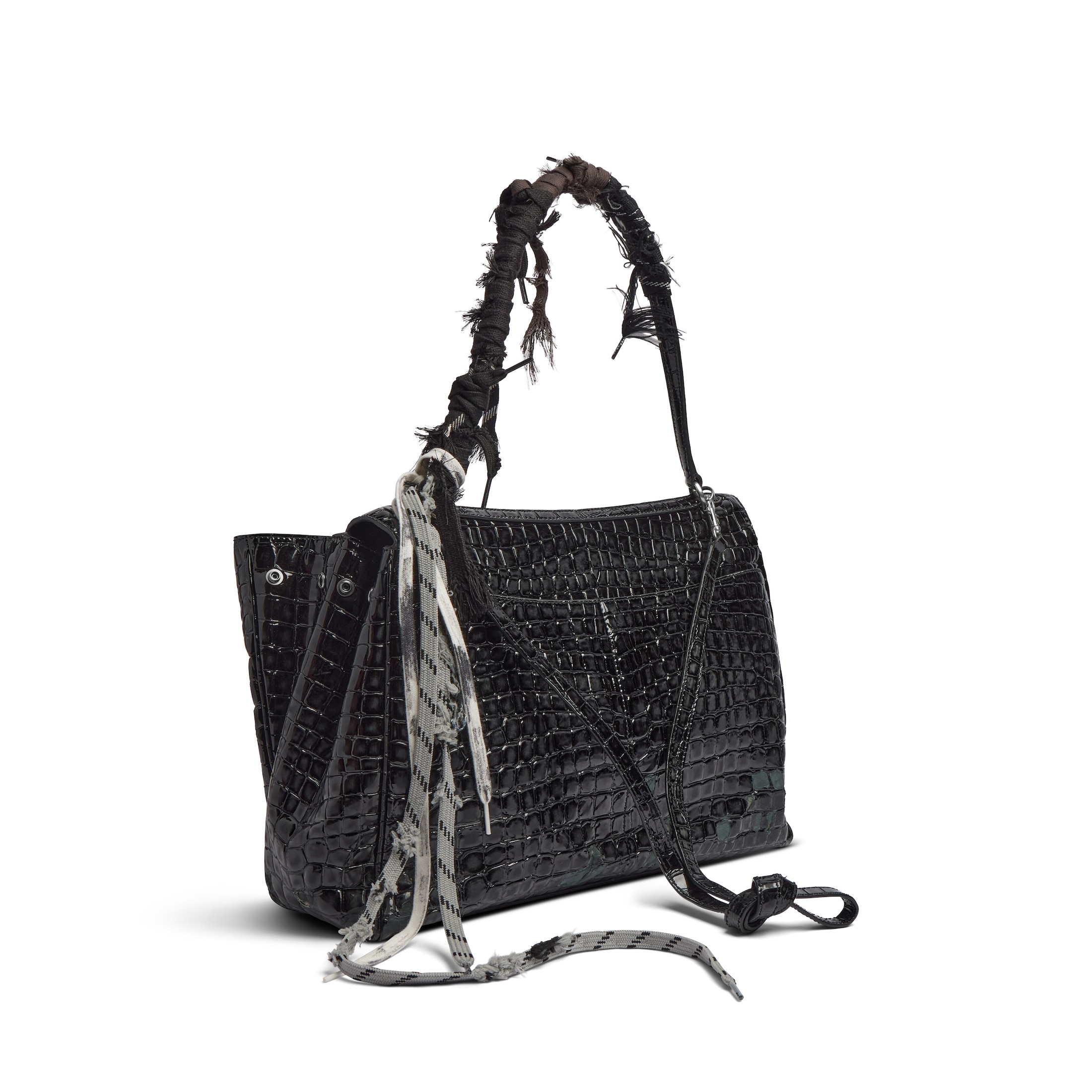 Balenciaga Rodeo Large Crocodile Tote7897442ABK61000