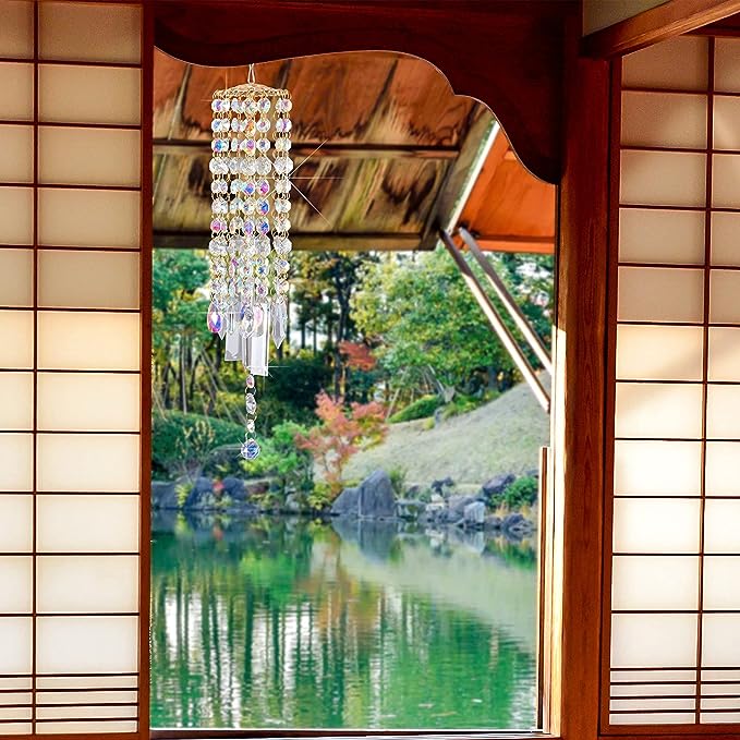 (🔥Last Day Promotion-SAVE 50% OFF) --✨ Crystal wind chimes(Guarantee for damage)-BUY 2 GET 10% OFF & FREE SHIPPING