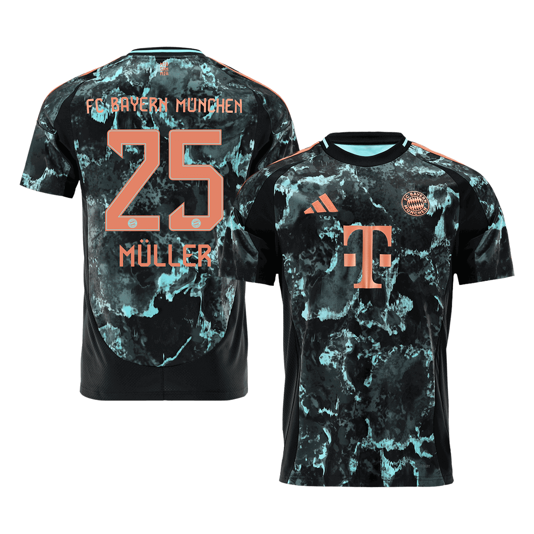 MULLER #25 Bayern Munich Away Football Shirt 2024/25
