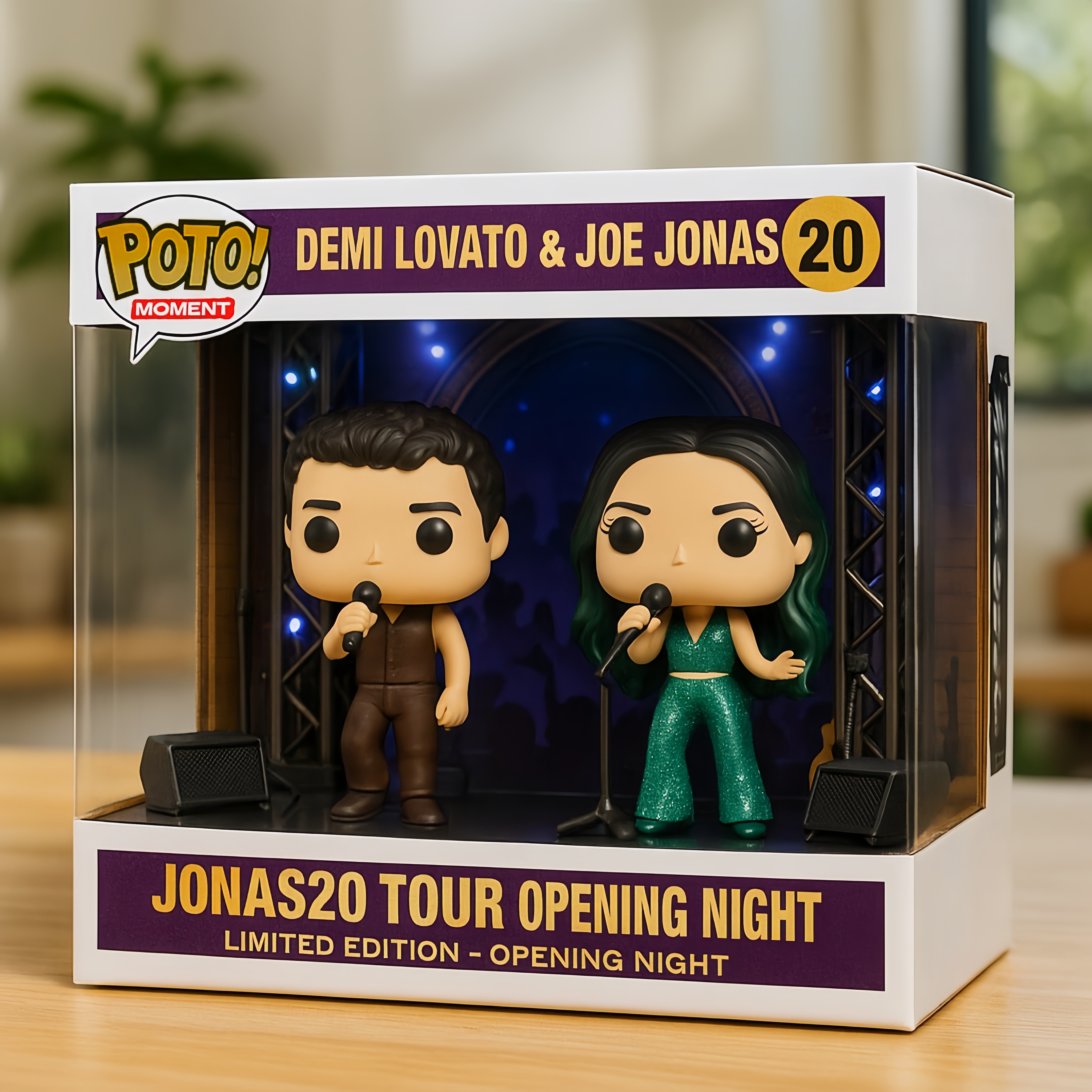DEMI LOVATO & JOE JONAS JONAS20 TOUR OPENING NIGHT MOMENT LIMITED EDITION