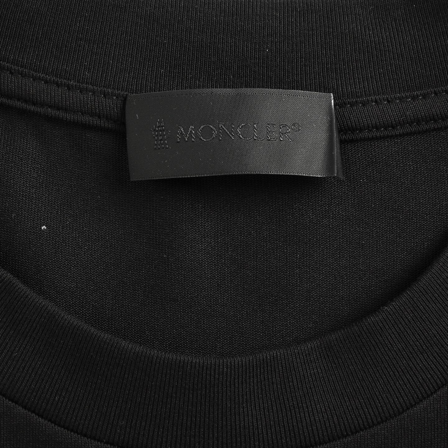 Moncler 25ss line double shadow letter print short sleeve