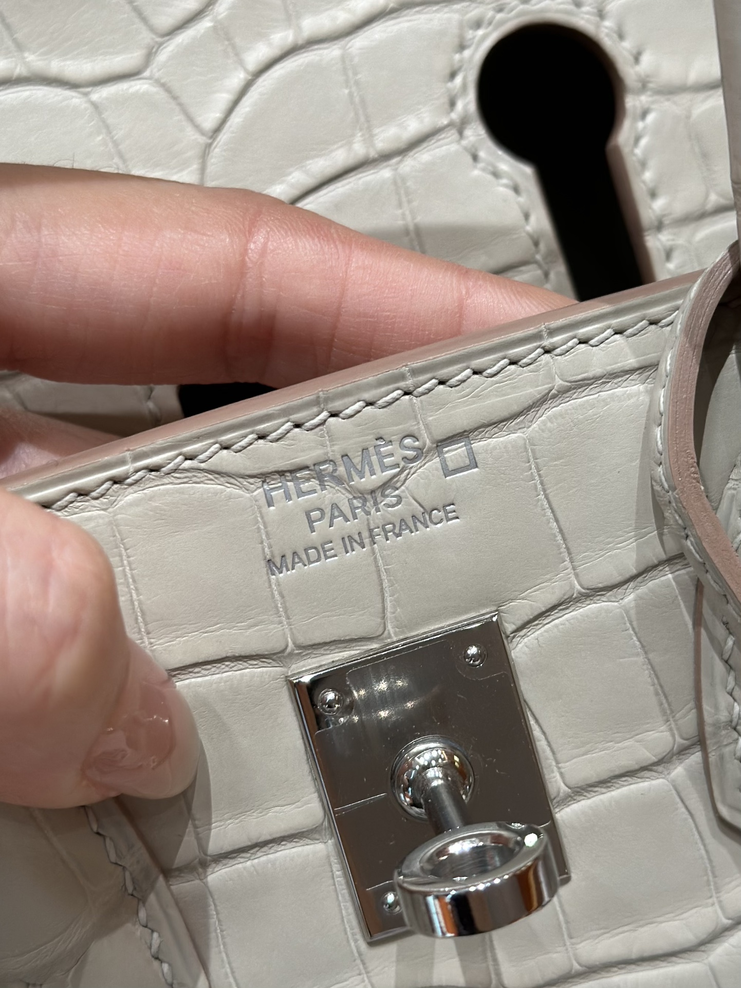 Hermes Birkin 8L Beton Handbag (Handmade to Order)