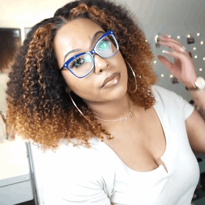 2021 Super Cute Afro Kinky Curly Wig