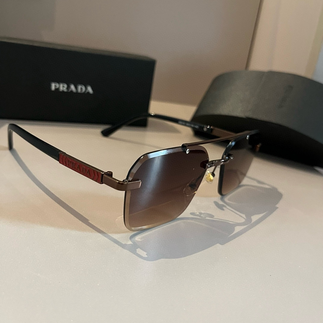 Prada rimless sunglasses
