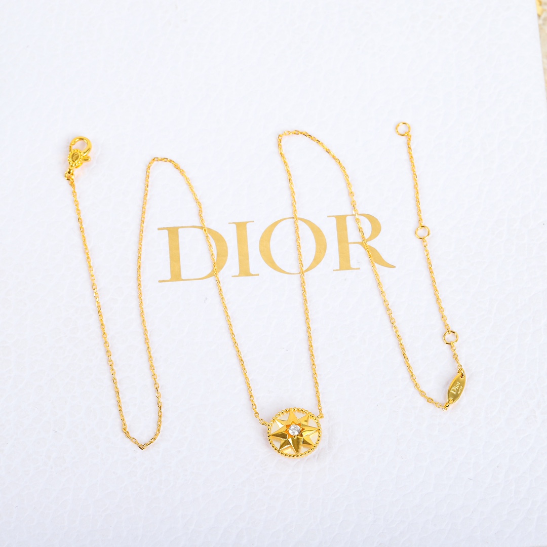 Dior Compass Necklace & Bracelet