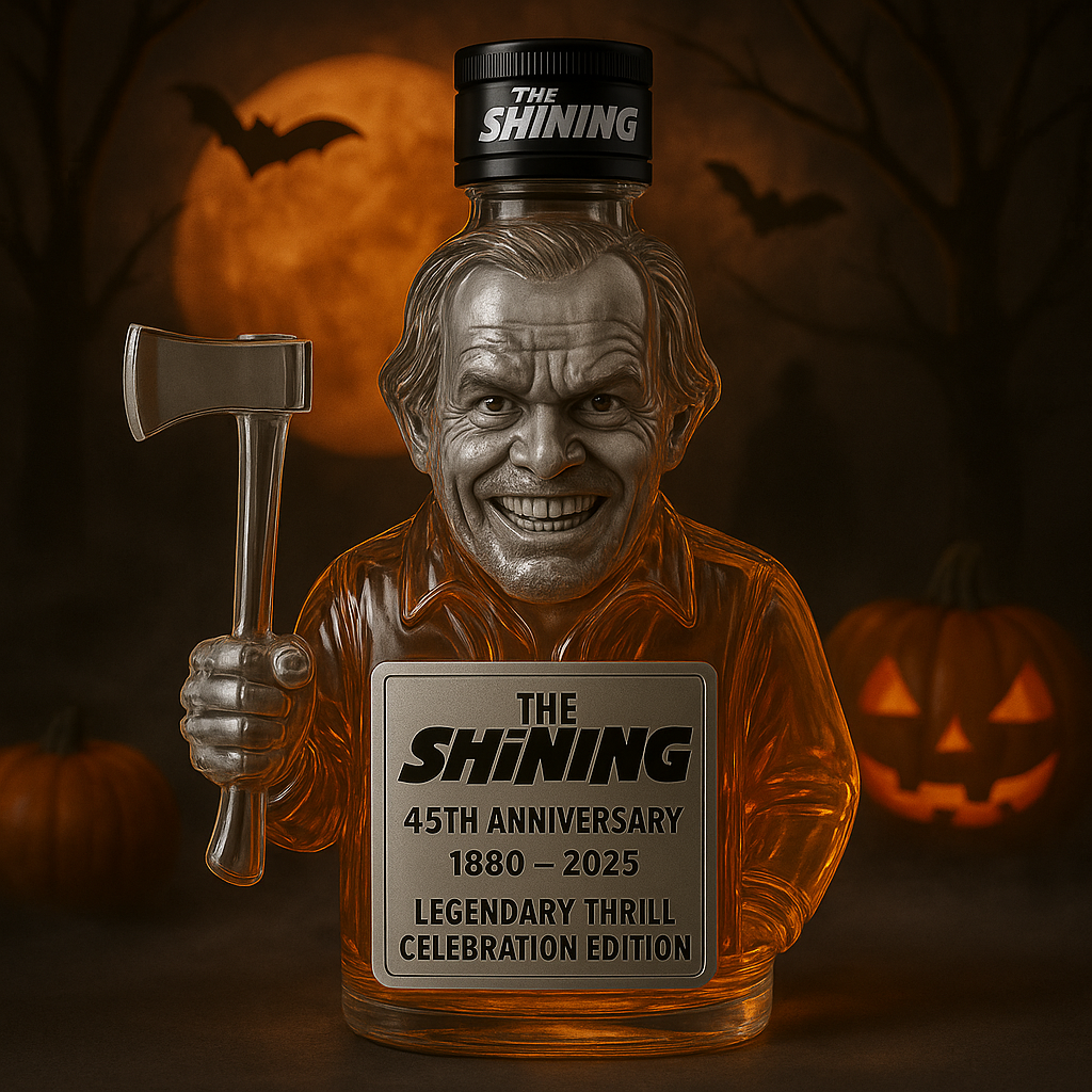 The Shining 45th Anniversary Whiskey Bottle