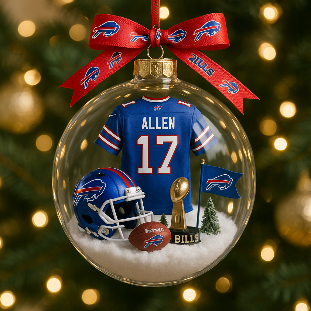 Buffalo Bills Holiday Ornament – A Tribute to Team Legacy