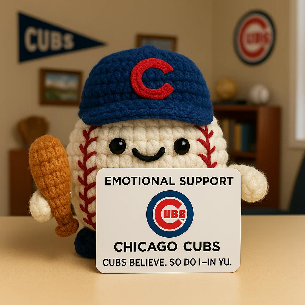 ⚾Baseball Team Emotional Support Crocheted Dolls🧶