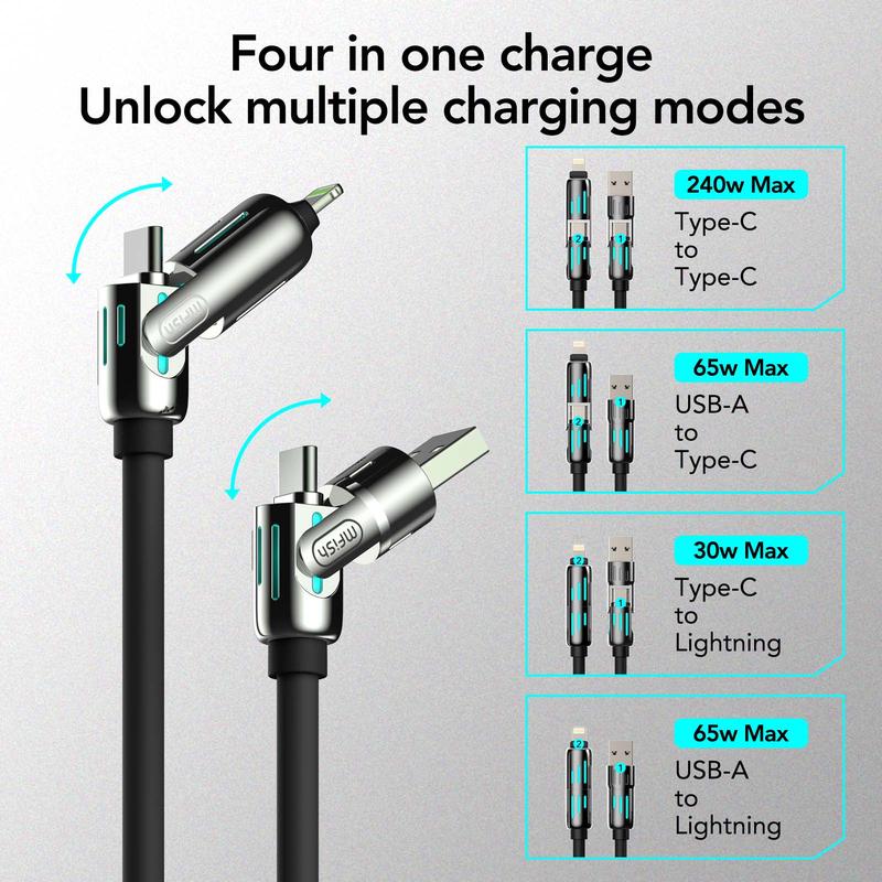 🔥 Buy 2 Get 1 Free🔥 4-in-1 Multi 240W Fast Charging Cable