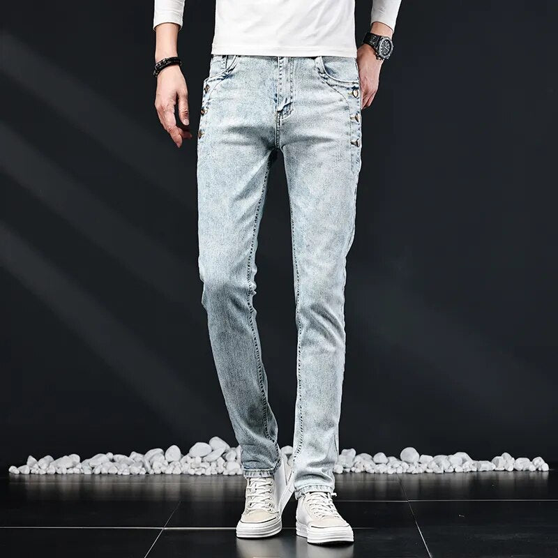 New Men's Slim Fit Denim Jeans