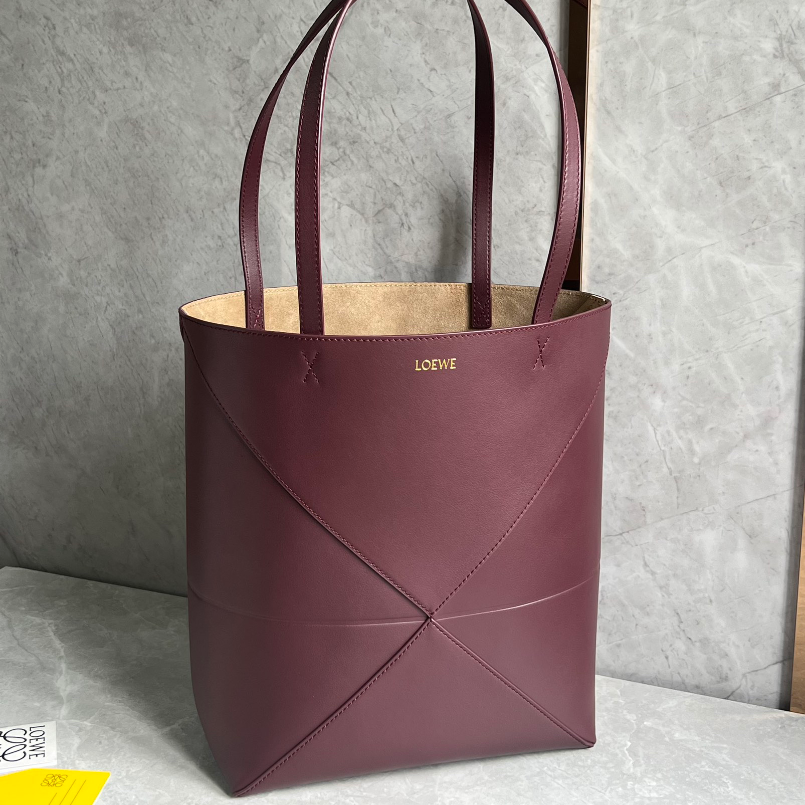 Loewe zzle fold series foldable tote bag 0693