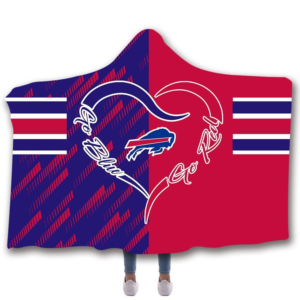 BUFFALO BILLS CLASSIC 3D HOODED BLANKET