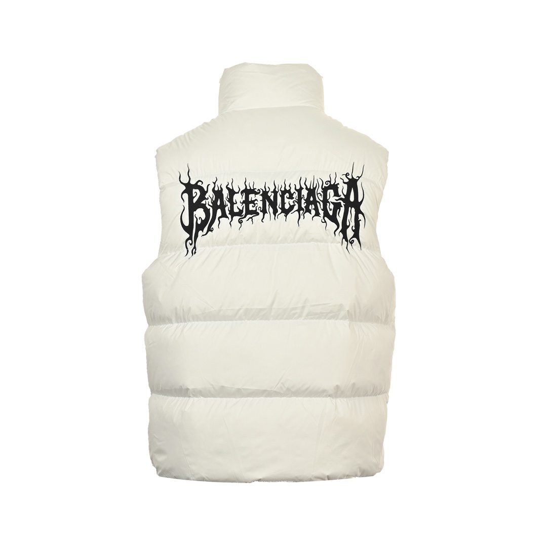 Balenciaga 24Fw flame back down vest