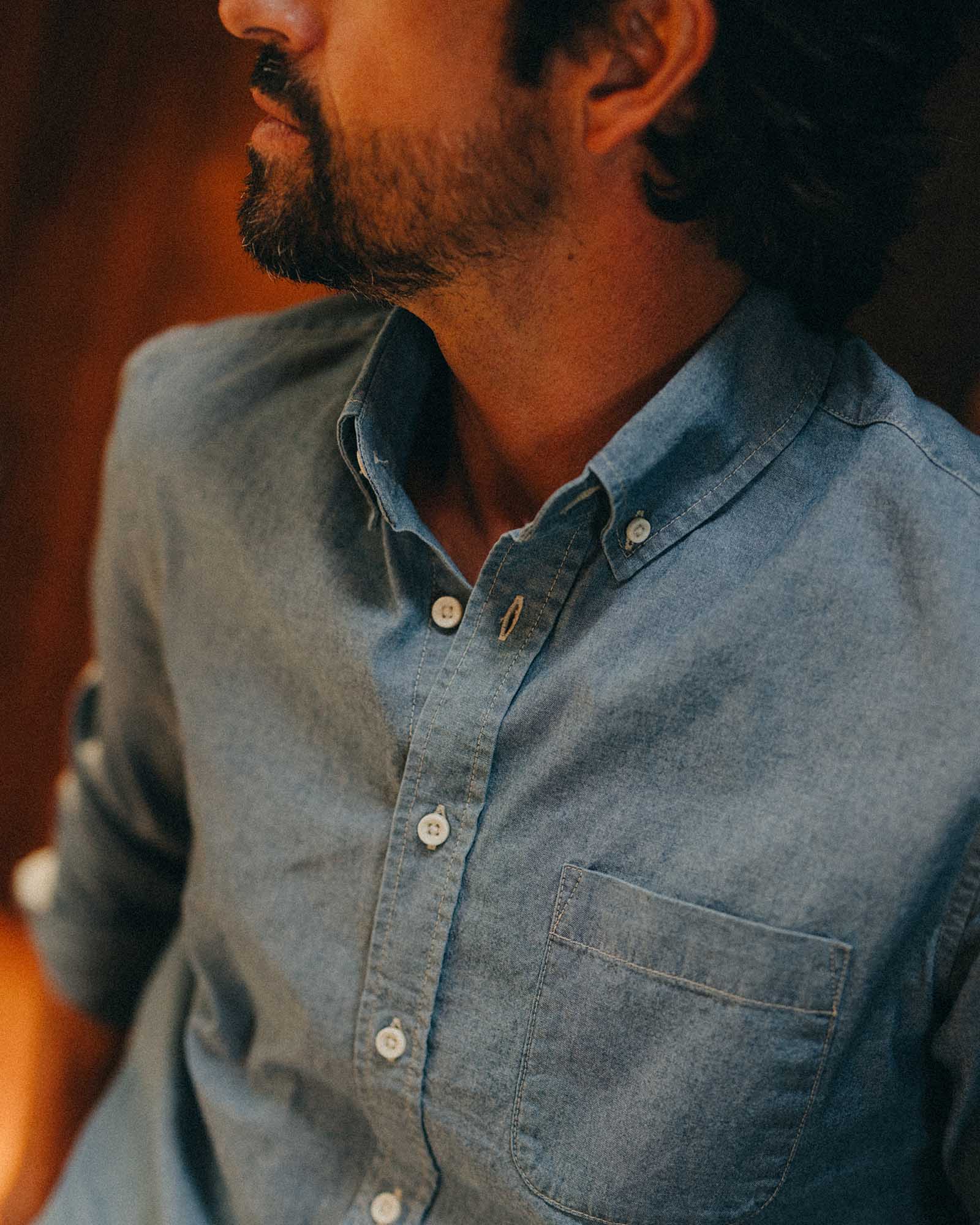 The Jack in Washed Indigo Chambray