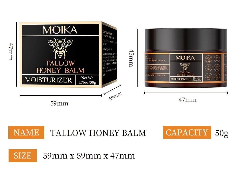 💖Beef Tallow Beeswax and Honey Face Moisturiz💥