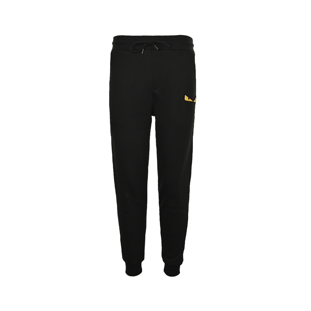 Fendi 24Fw Toothbrush Embroidered Monster Eyes Plush Trousers