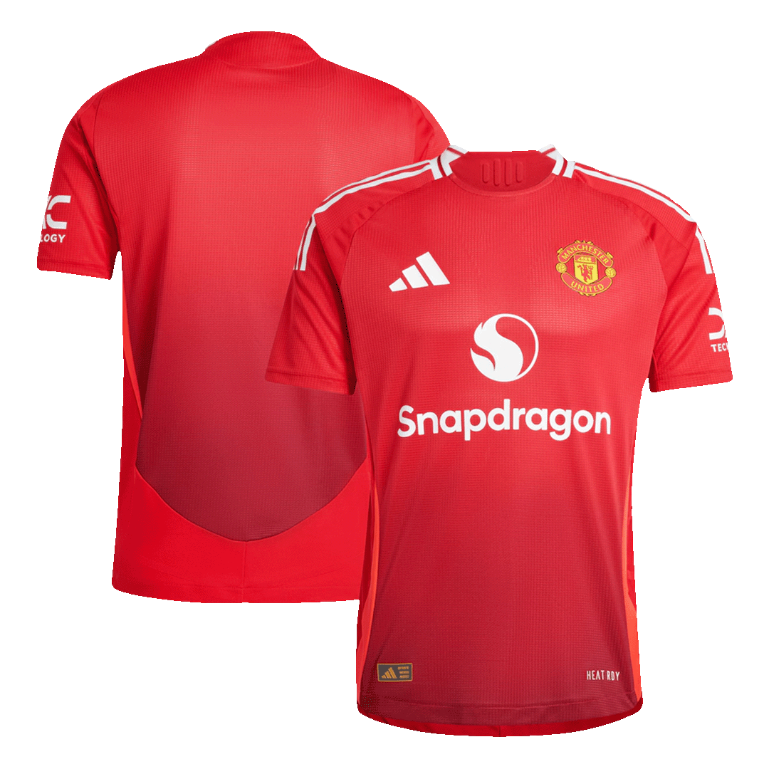 Authentic Manchester United Home Football Shirt 2024/25