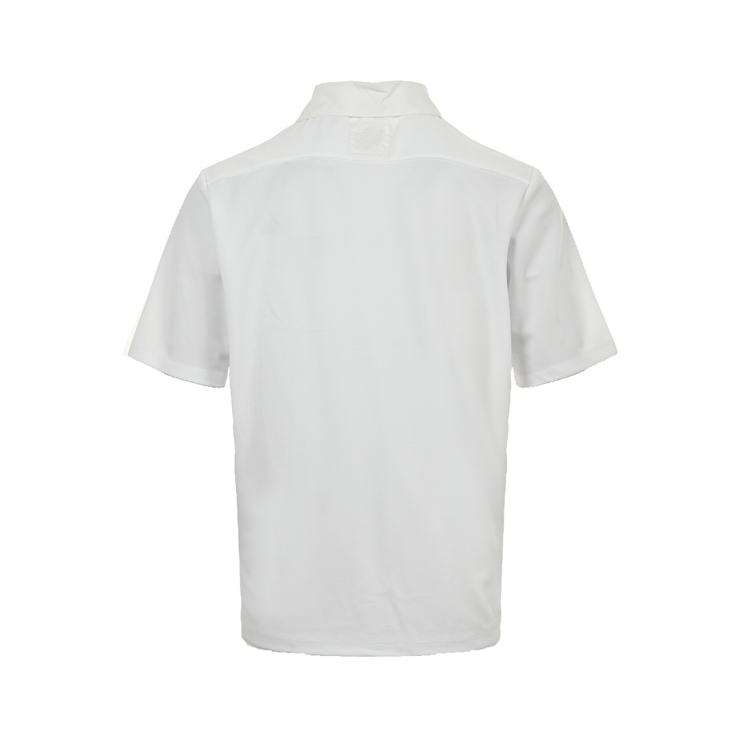 Louis Vuitton 24ss rhinestone lettering Polo short sleeve