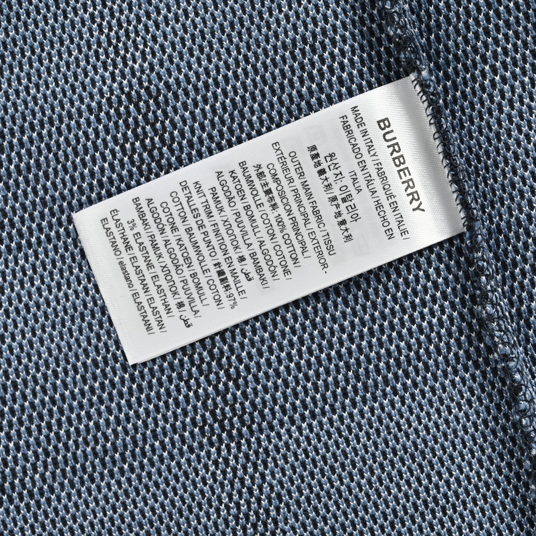 Burberry 24ss check knit short sleeve