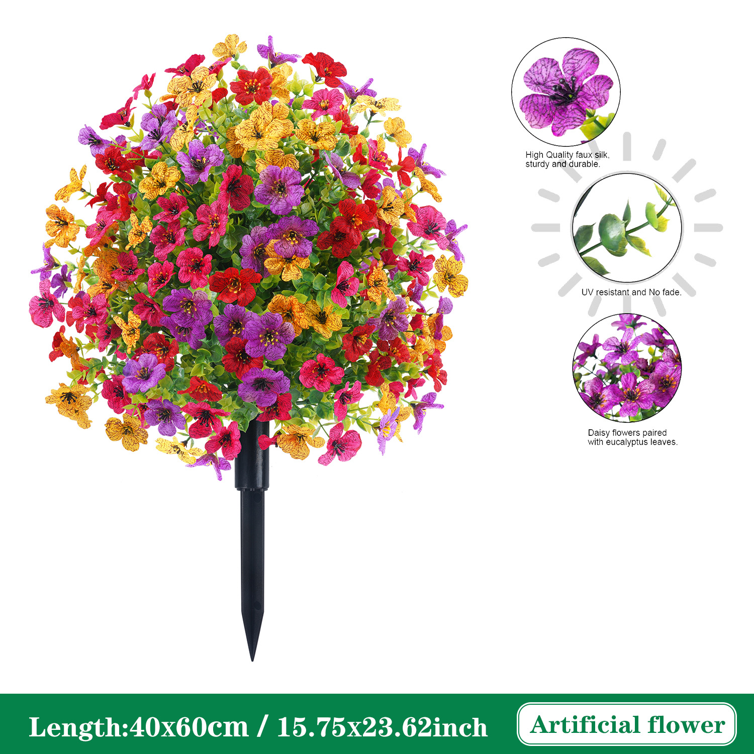 🌺🌺Artificial Violet Flower Potted Plant (UV Resistant - Spring and Summer Garden Decoration)