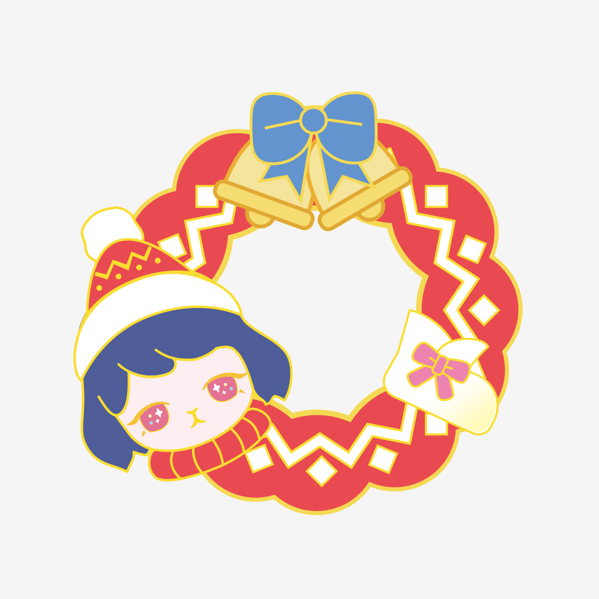 POP MART Bunny Christmas Series-Badge [1 Blind Box]