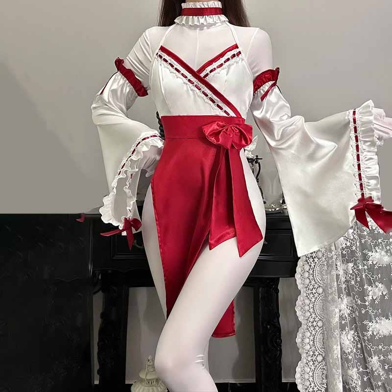 Miko Backless Split Lingerie Dress