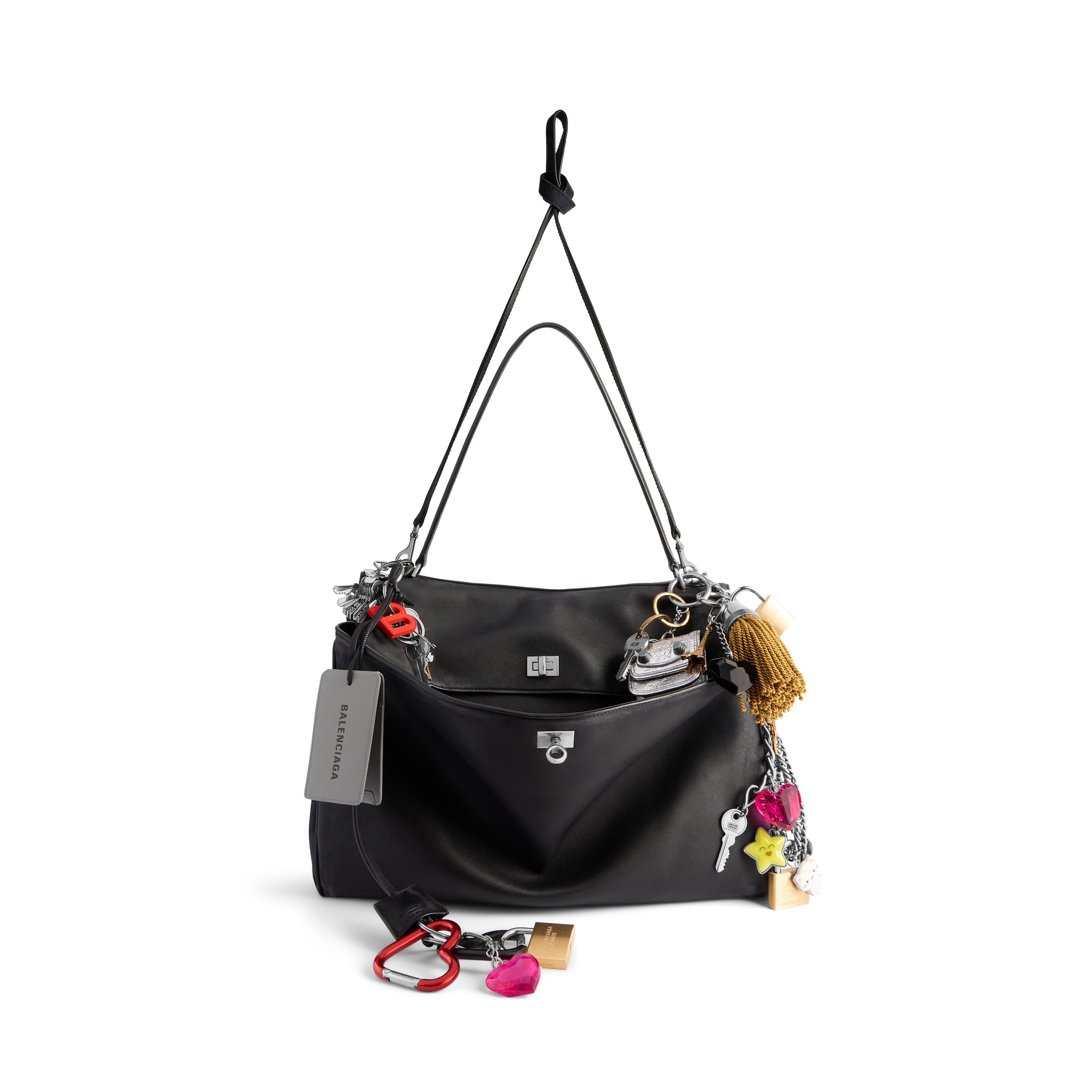 Balenciaga Women's Rodeo Handbag Large With Charms7897442AA7B1000