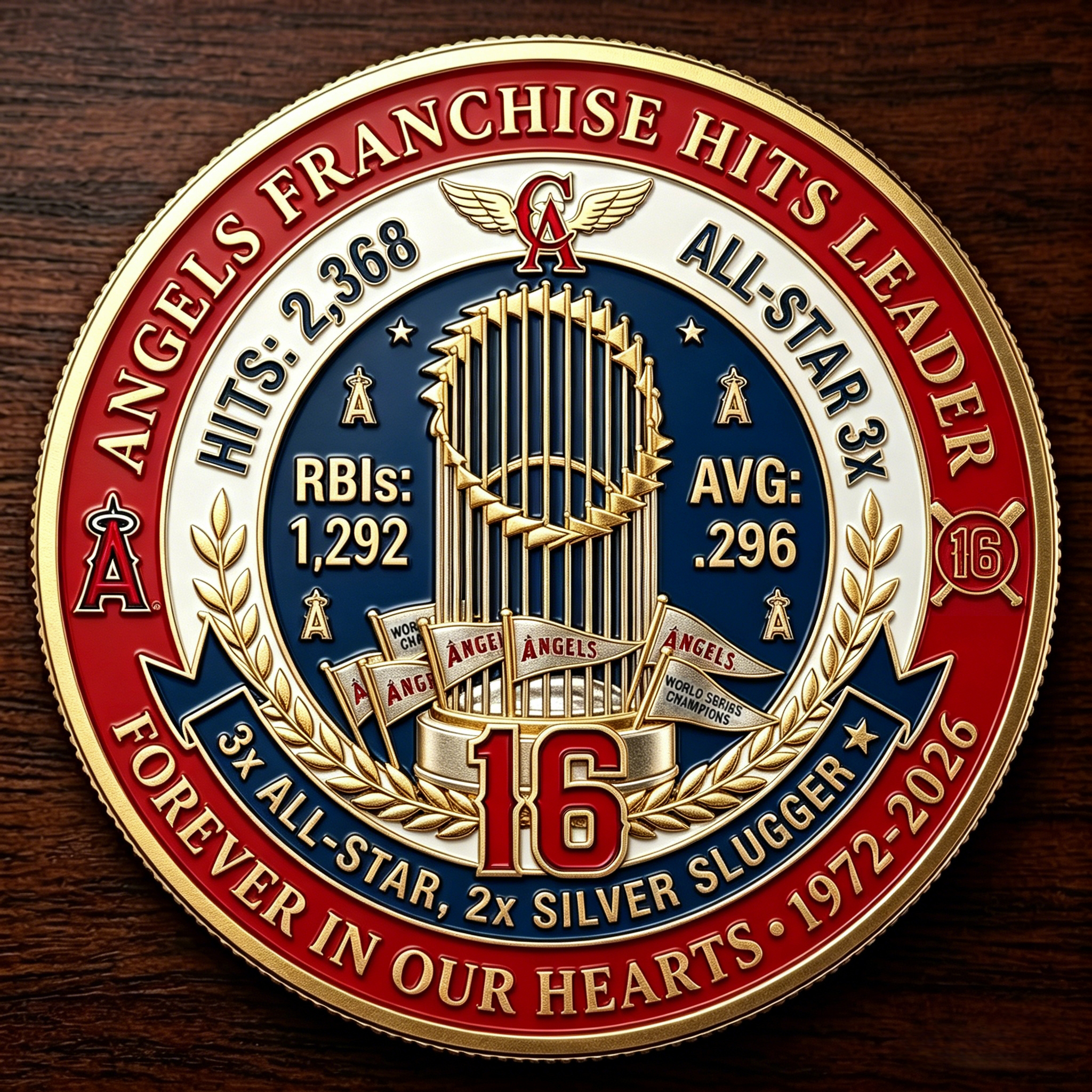 ⚾ Garret Anderson: Forever An Angel – Legends Memorial Coin 👼