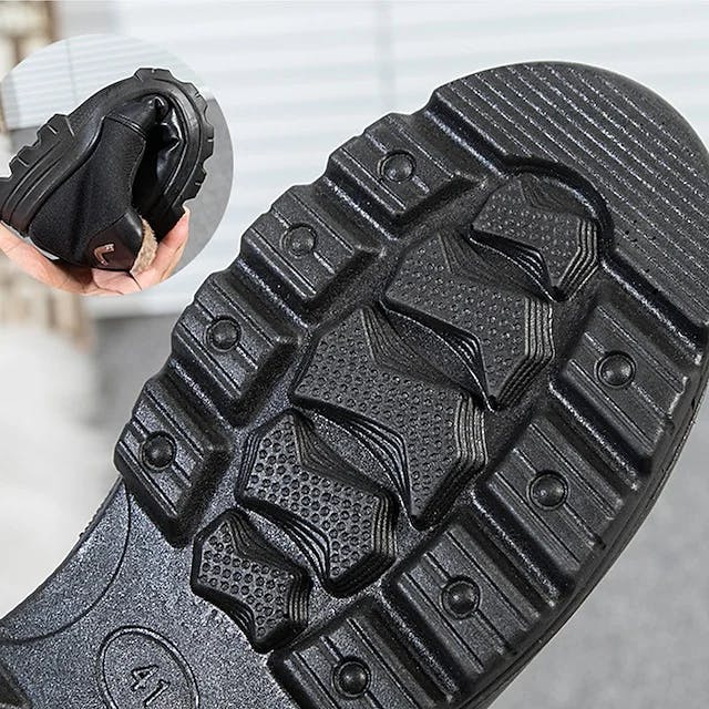 🔥Black Friday 60% OFF🔥 Men's Winter Fleece Waterproof Warm Non-Slip Shoes