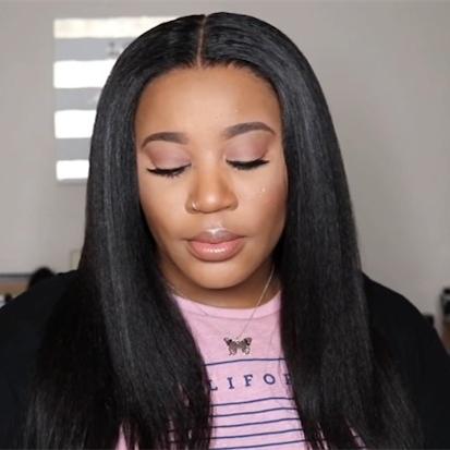 New Natural Everyday Kinky Blowout Wig
