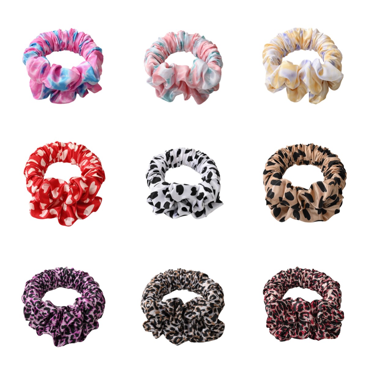(🔥Last Day Promotion-SAVE 50% OFF) --Heatless Hair Curling Double Scrunchie(3PCS/SET)-BUY 2 SETS GET 10% OFF & FREE SHIPPING
