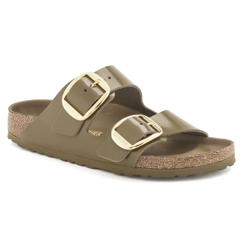 Arizona Big Buckle Natural Leather Patent B-82948