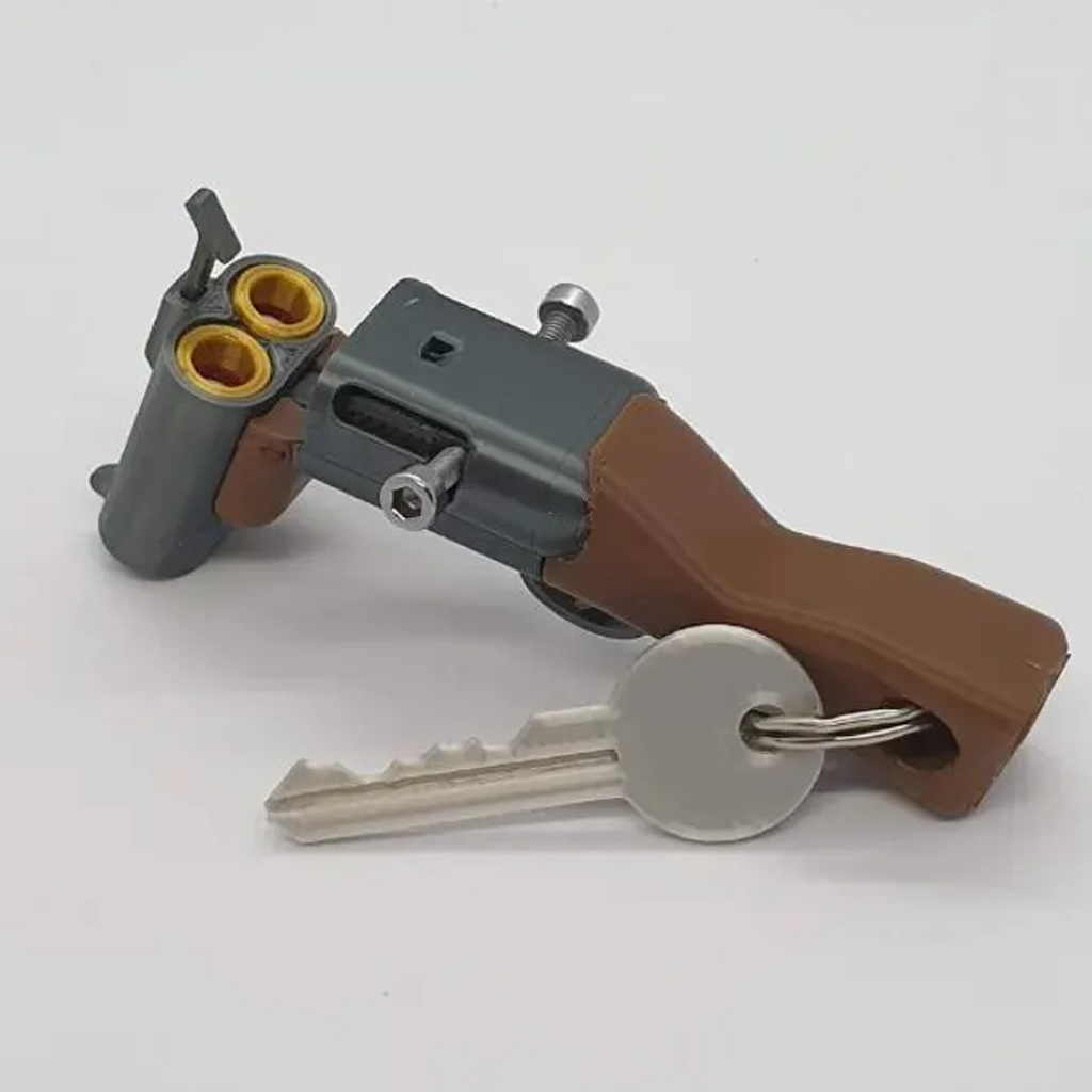 Break Action Shotgun Keychain