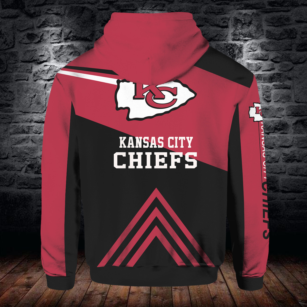 KANSAS CITY CHIEFS 3D HOODIE KKCC006