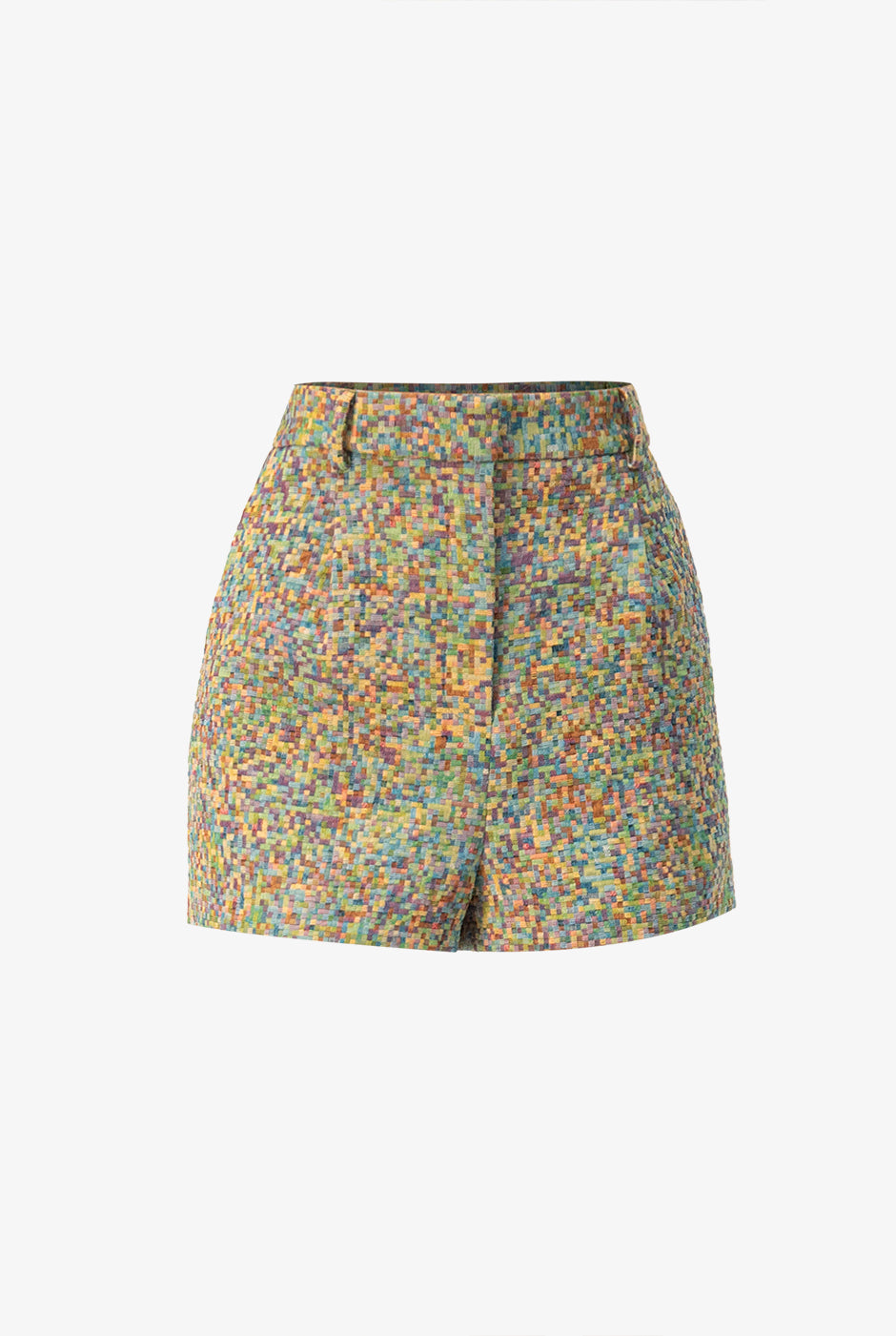 Short sastreado multicolor