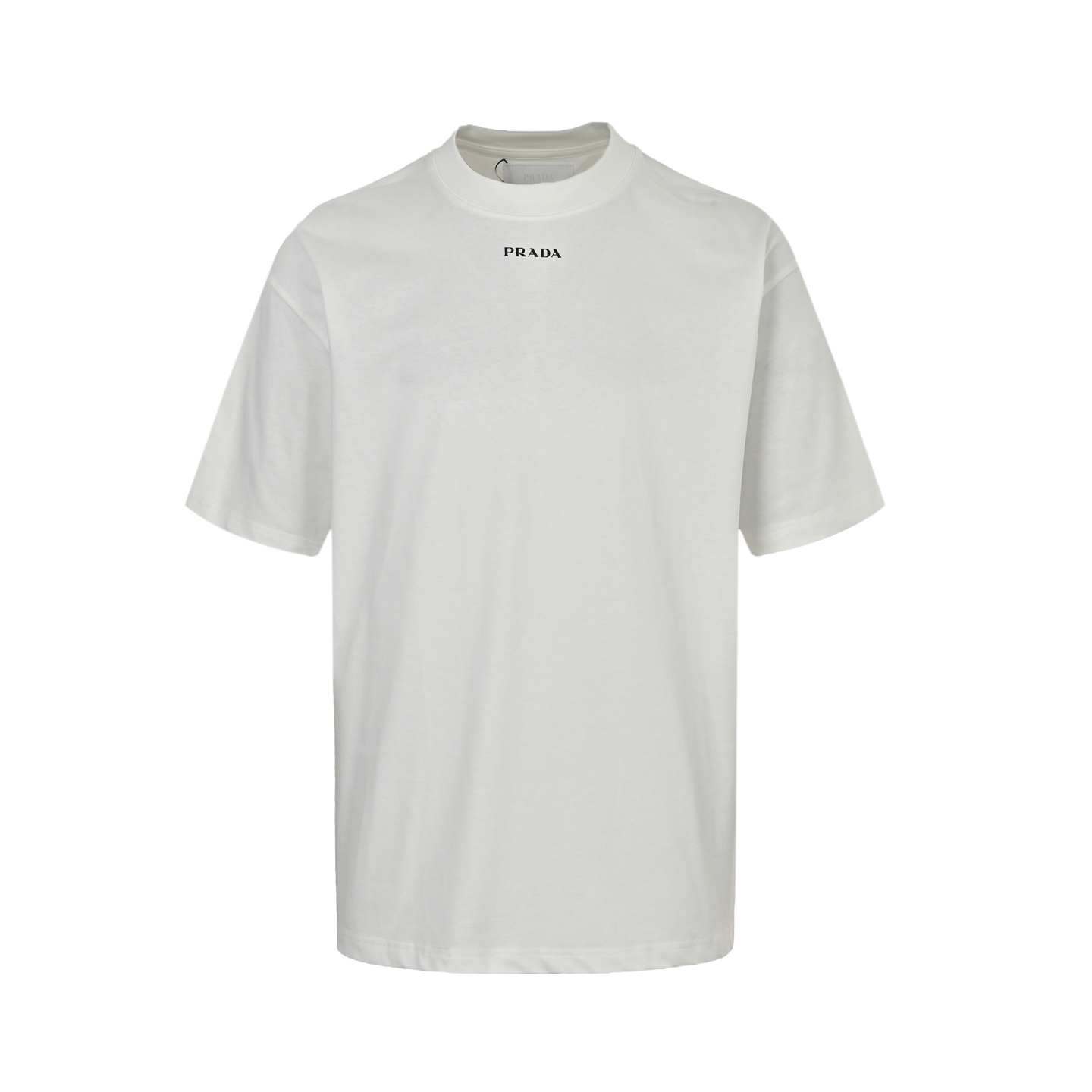 Prada 23ss collar letter print short sleeve