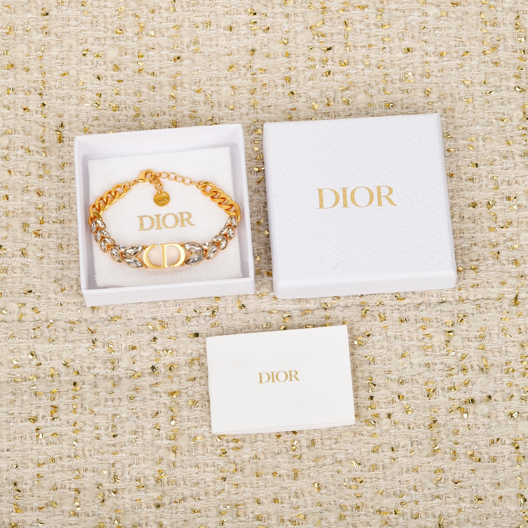 Dior Diamond Wheat Bracelet