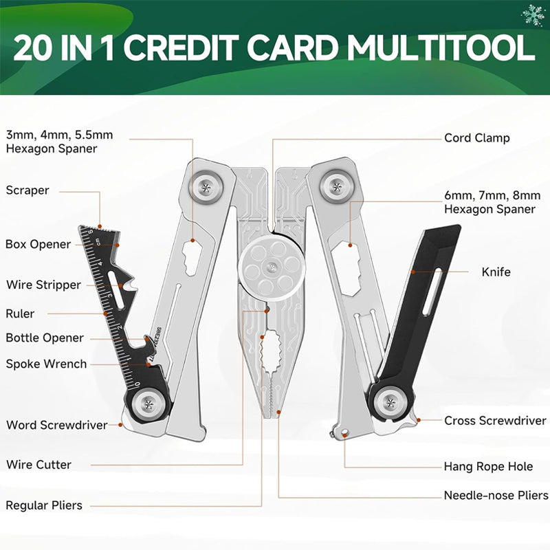 20-in-1 Foldable EDC Multi Tool