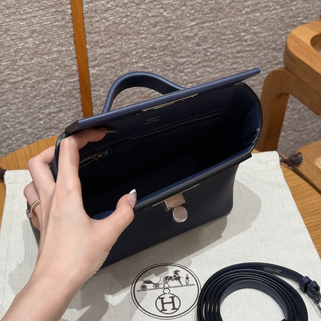 Hermes Kelly2424 73Blue saphir handbag (handmade custom)
