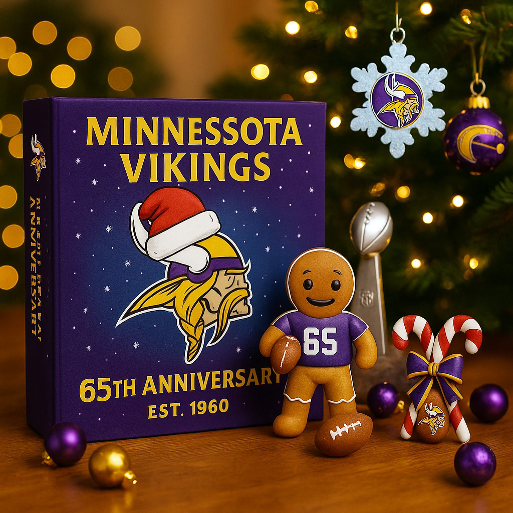 Minnesota Vikings 65th Anniversary Advent Calendar 2025